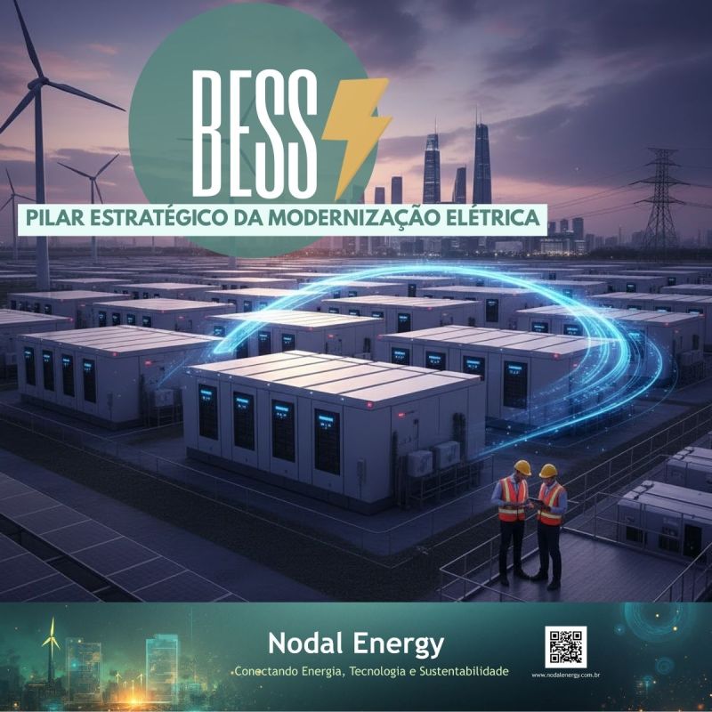 Armazenamento de Energia (BESS): de tecnologia complementar a pilar estratégico do setor elétrico